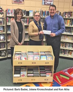 Aureon provides grant to Hawkins Memorial Library